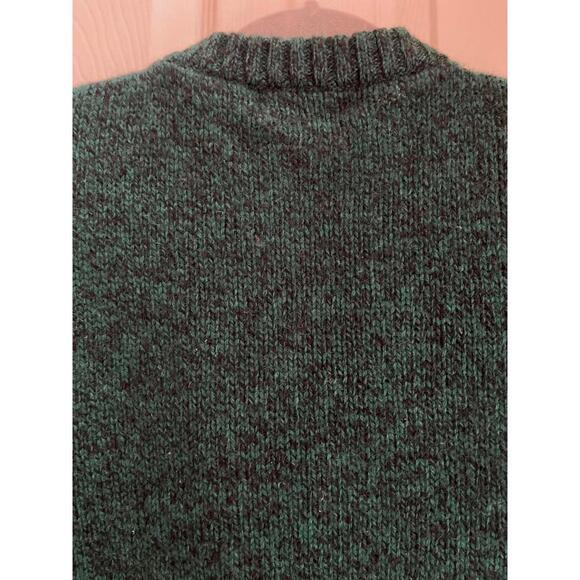 Vintage Eddie Bauer Dark Green Wool Sweater Size XLT - Picture 8 of 9